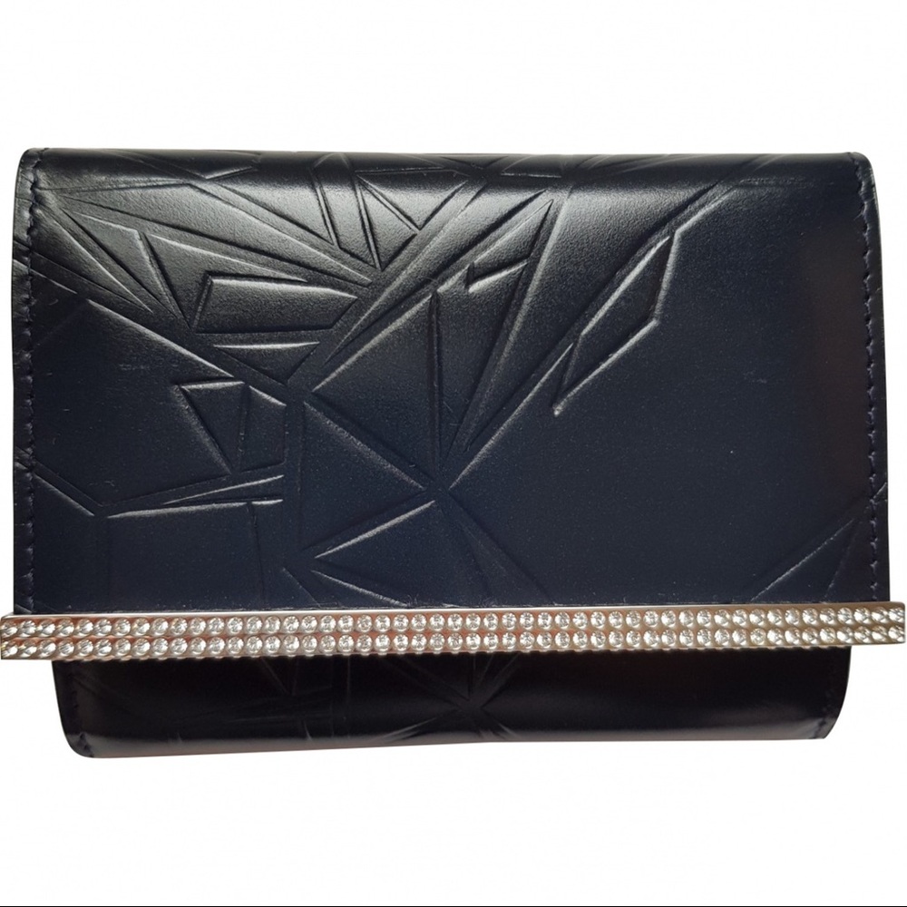 Swarovski Navy Leather Wallet NWT